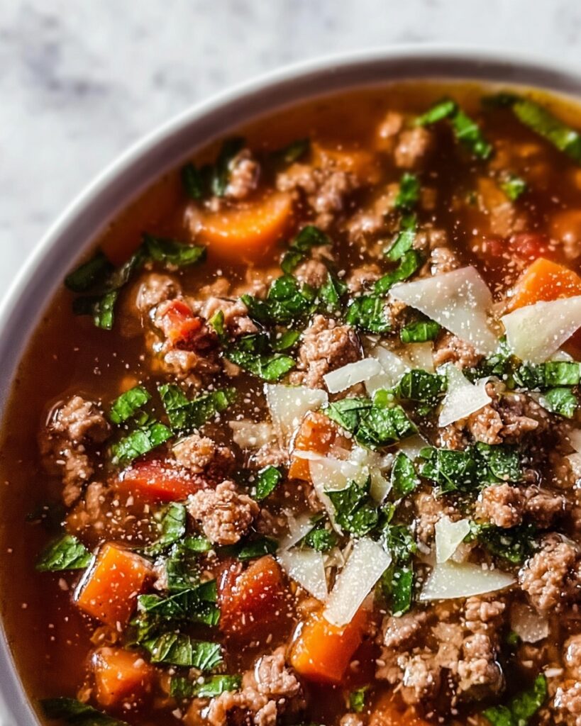 Italian Ground Turkey Soup Recipe
