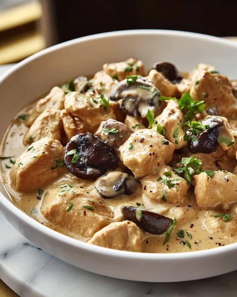 Chicken Mushroom Stroganoff Recipe