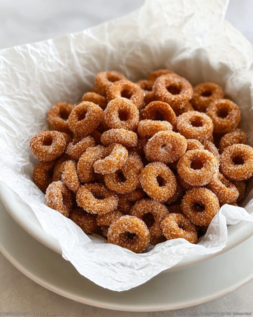 Mini Doughnut Hot Buttered Cheerios Recipe