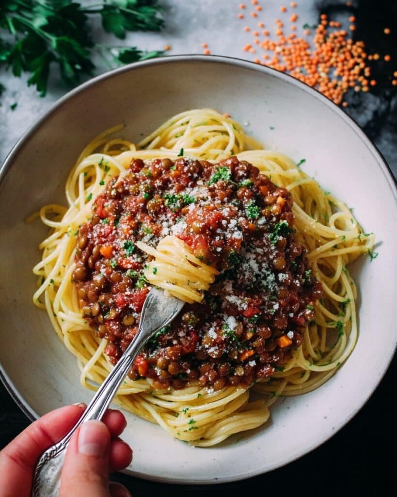 Lentil Bolognese Recipe