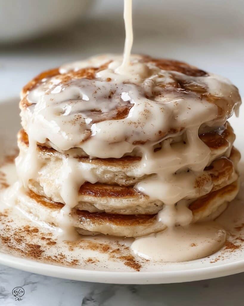 Cinnamon Roll Pancakes Recipe
