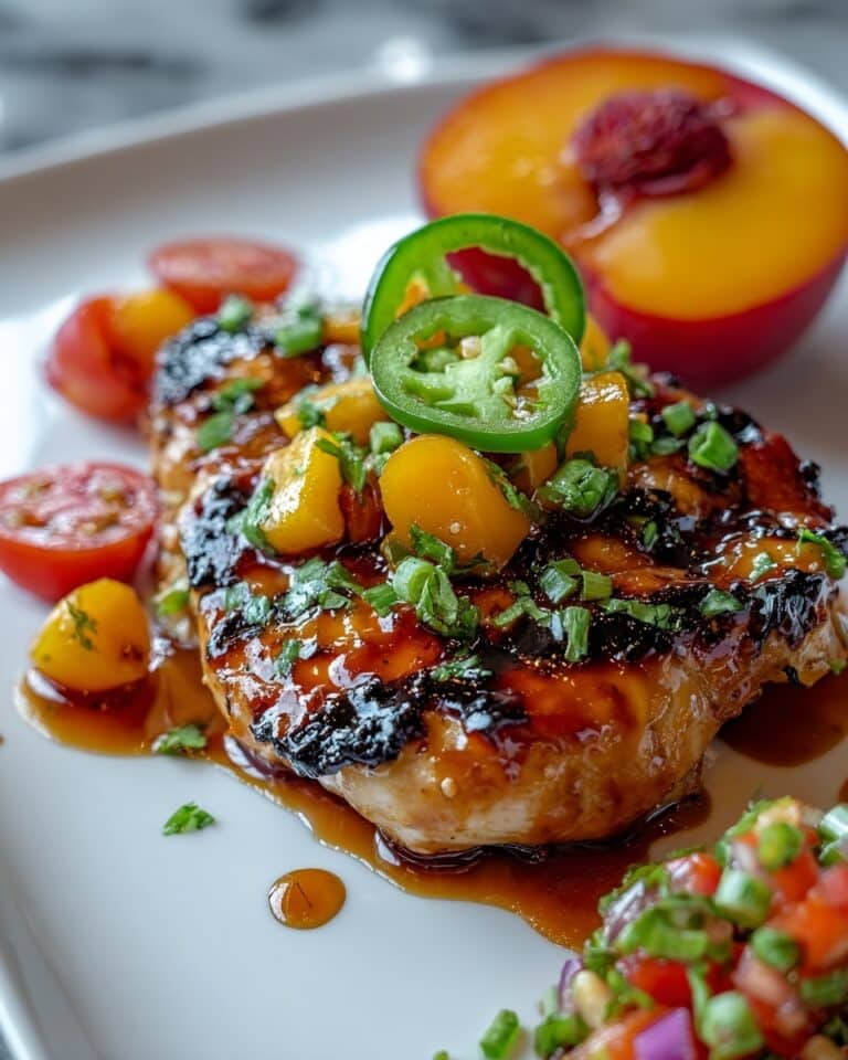 Jalapeño Peach Chicken Recipe