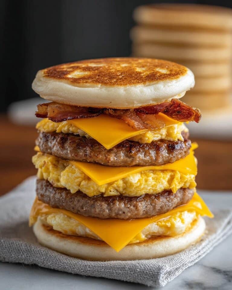 Homemade McGriddle Breakfast Sandwiches Recipe