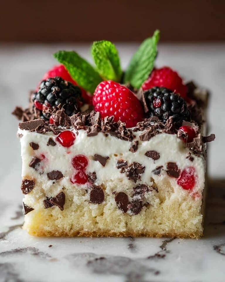 Cannoli Poke Cake Recipe