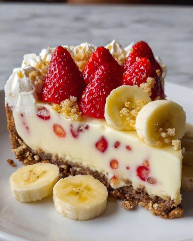 Strawberry Banana Cream Pie Recipe