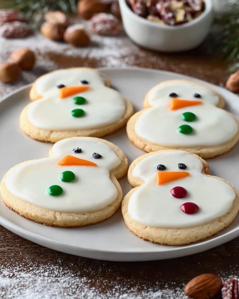 Melted Snowman Cookies Recipe