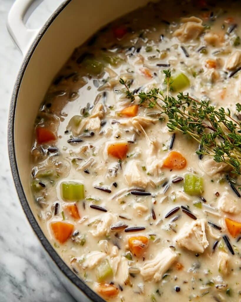Creamy Chicken Wild Rice Soup Recipe