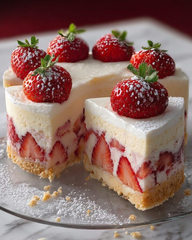 Cheesecake Deviled Strawberries Recipe
