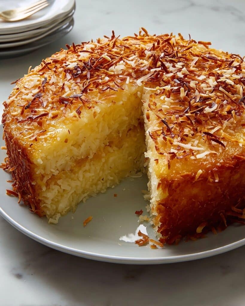 The Best Ever Crustless Coconut Pie Recipe