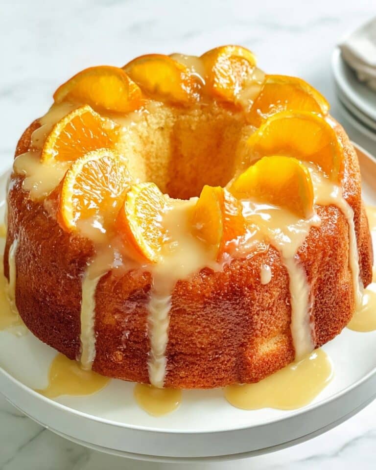Peach Cobbler Pound Cake Recipe