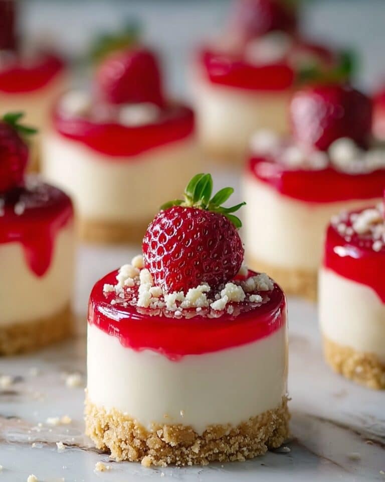 White Chocolate Strawberry Cheesecake Bites Recipe