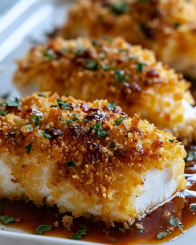 Crispy Cheddar Baked Chicken Recipe