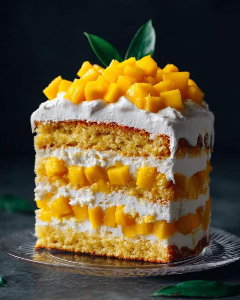 Mango Layer Cake: A Tropical Delight Recipe