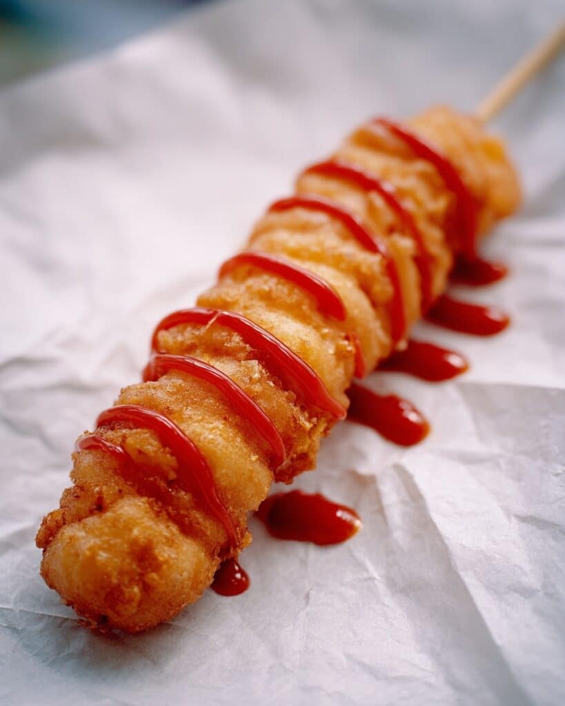 Korean Corndogs with Korean Ketchup Recipe