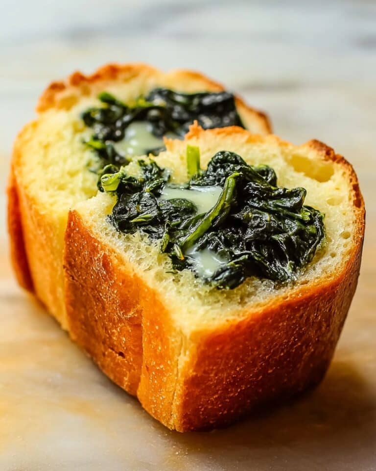 Spinach and Smoked Jalapeño Cheese Stuffed French Bread Recipe