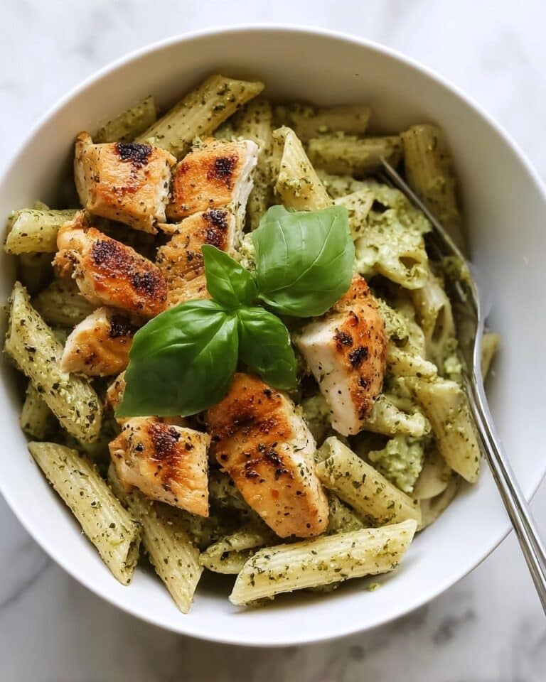 Creamy Chicken Pesto Pasta Recipe