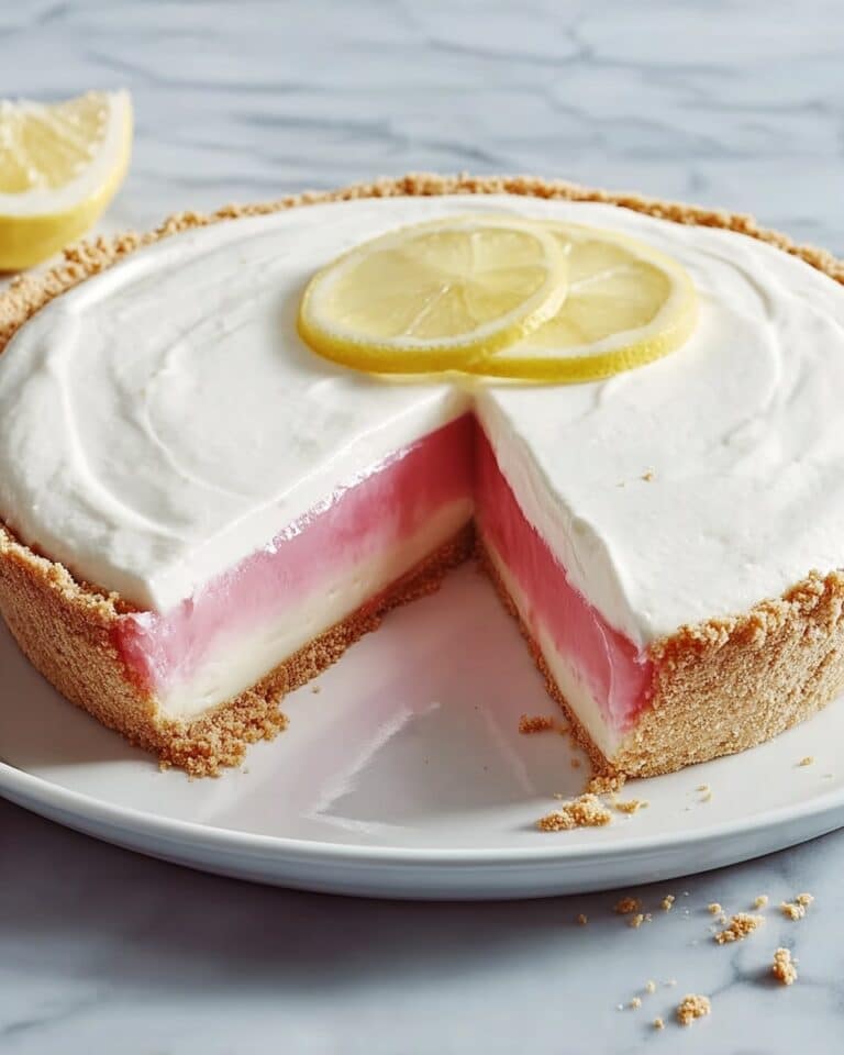 No Bake Strawberry Lemonade Pie Recipe