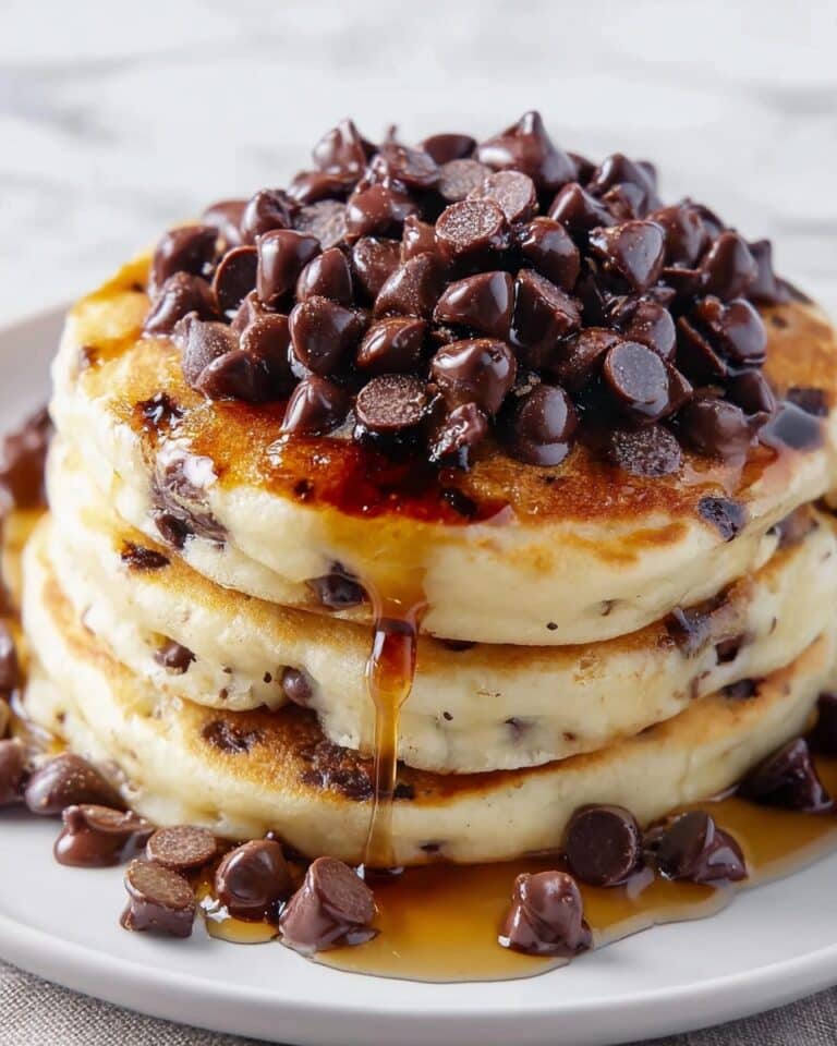 Chocolate Chip Banana Pancakes Recipe