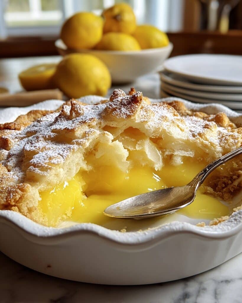 Magic Lemon Cobbler Recipe