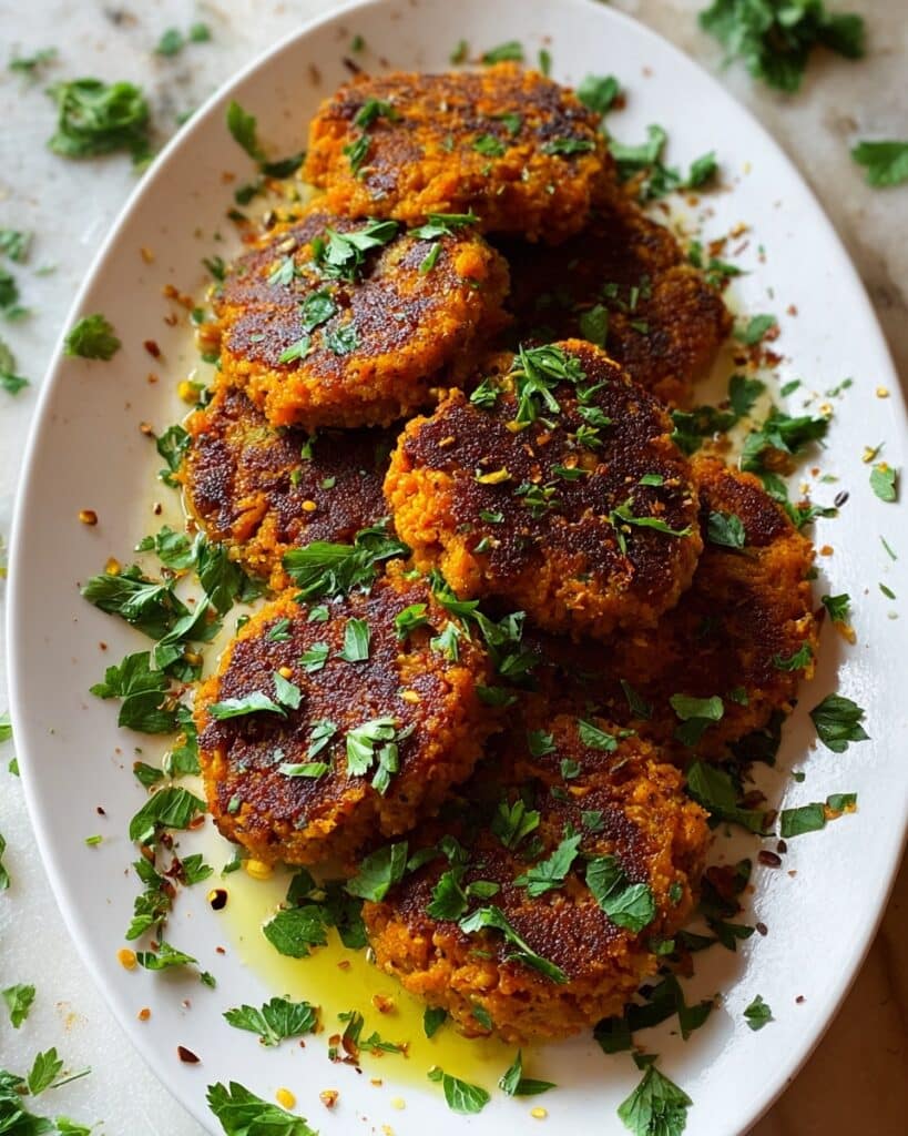 Sweet & Spicy Smashed Sweet Potatoes Recipe