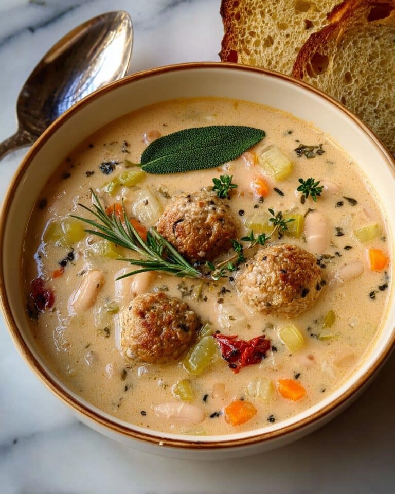 Cozy Creamy Bean Soup with Sausage Recipe