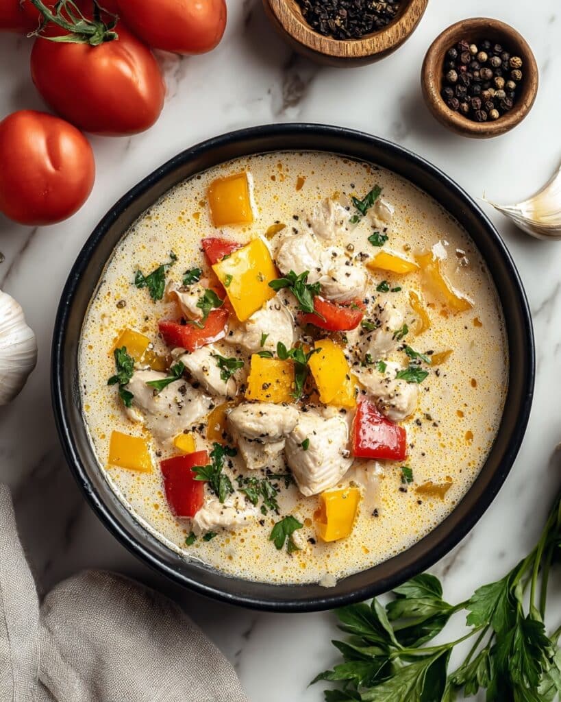 Creamy Cajun Chicken Soup Recipe