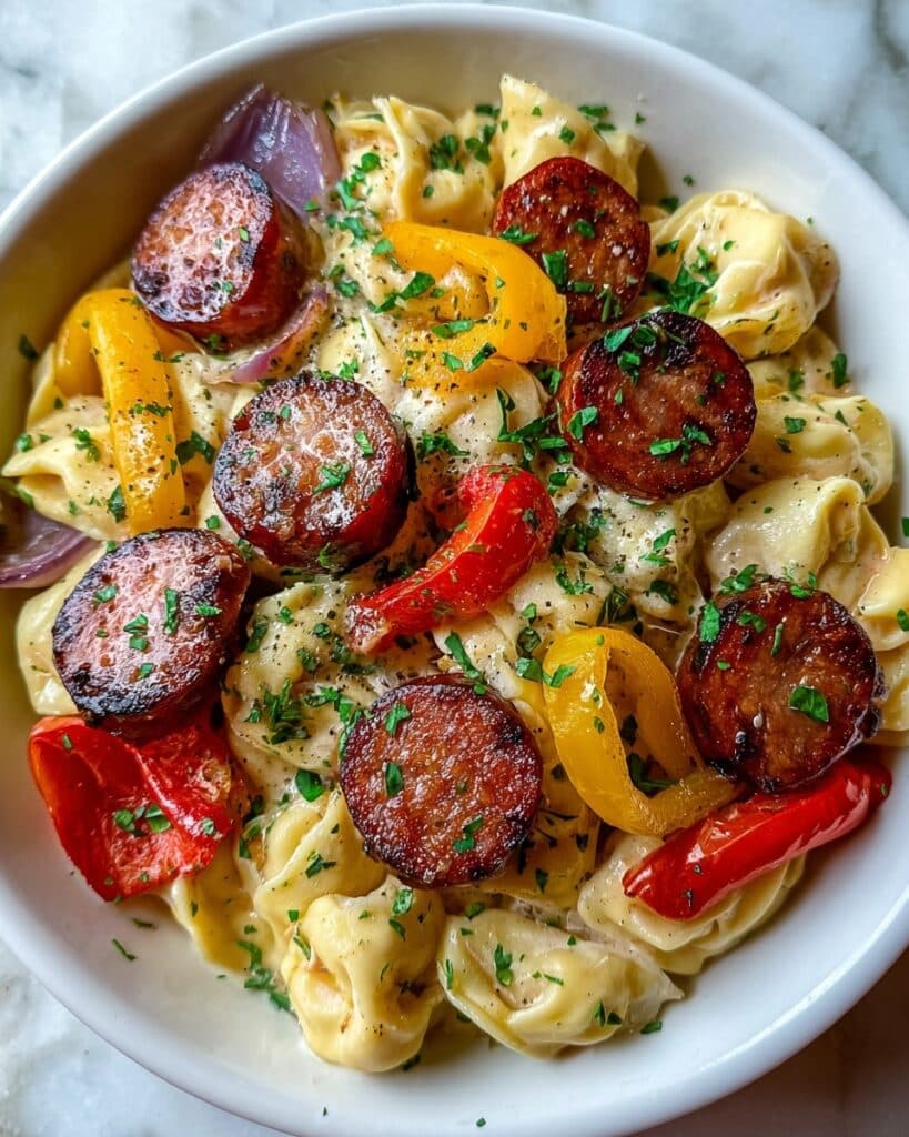 Grilled Kielbasa Tortellini Recipe