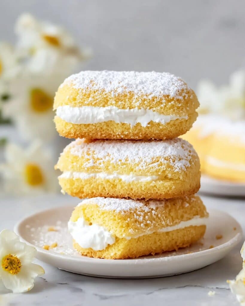 Homemade Twinkies Vanilla Cakes Recipe