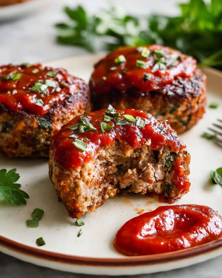 Best Easy Mini Meatloaf with Ground Turkey Recipe