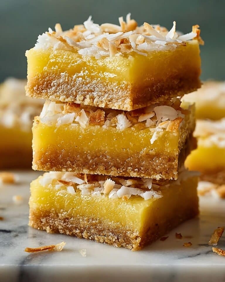 Buttery Coconut Bars That Melt in Your Mouth Recipe