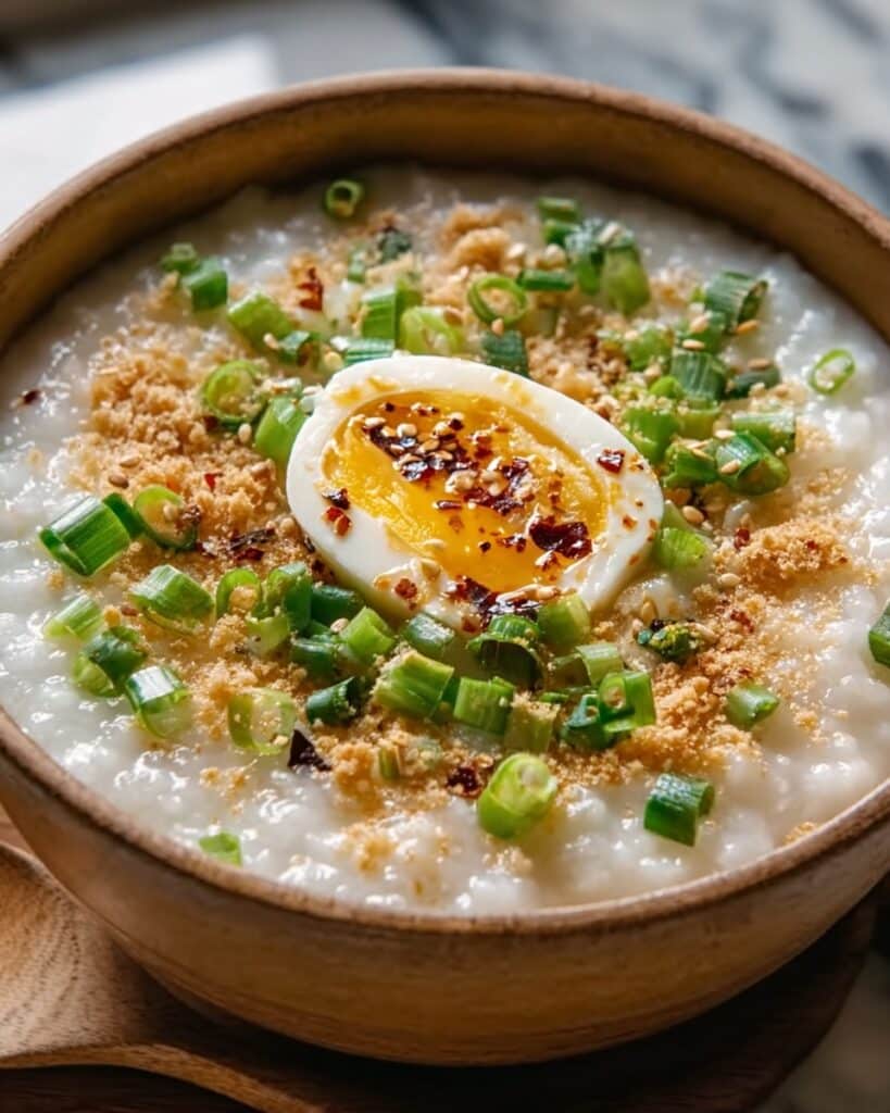 Congee with Miso Sauce Recipe