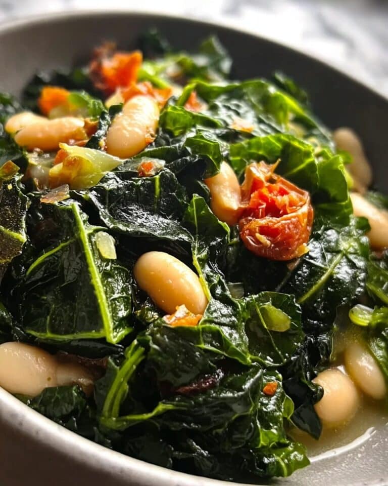 Mediterranean White Beans & Greens Recipe