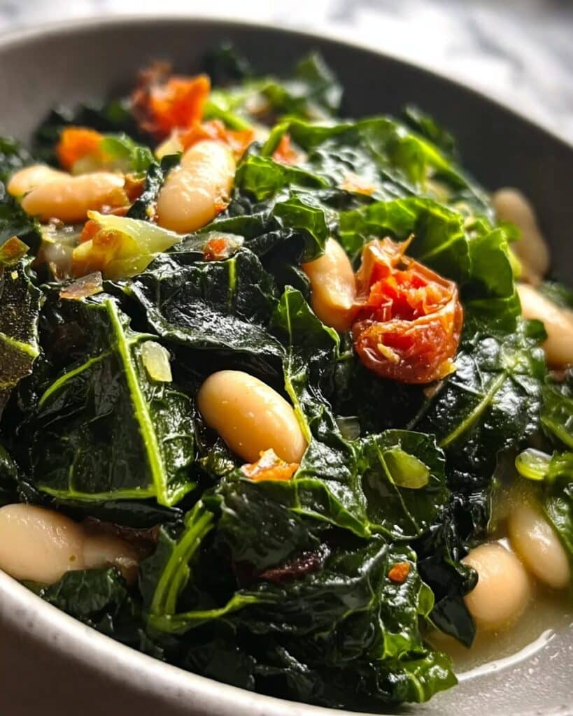 Mediterranean White Beans & Greens Recipe
