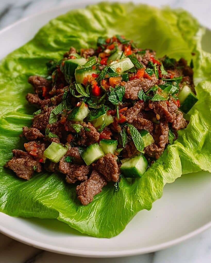 Beef Lettuce Wraps Recipe