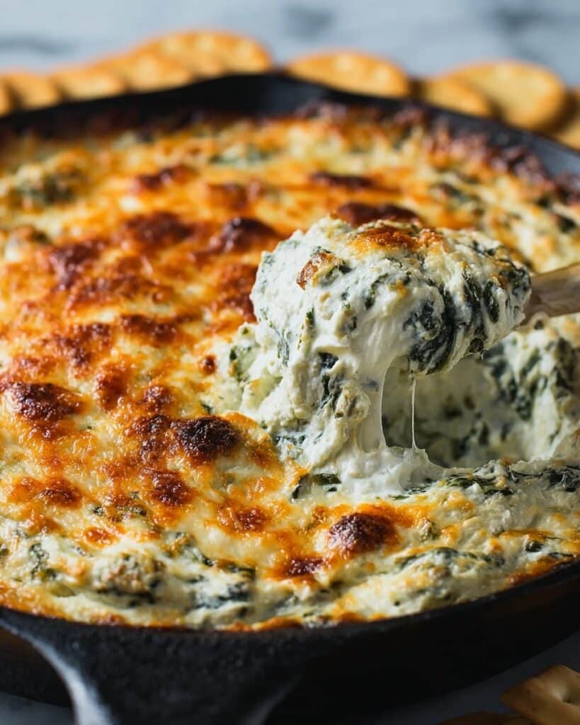 Hot Spinach and Artichoke Dip Recipe
