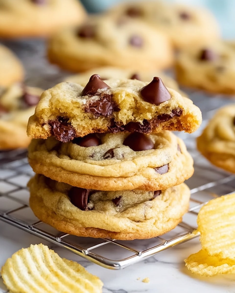 Potato Chip Cookies with Chocolate Chips Recipe - Recipe Image