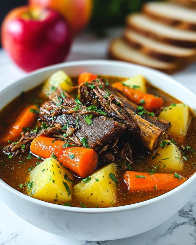 Apple Carrot Beef Rib Soup Recipe