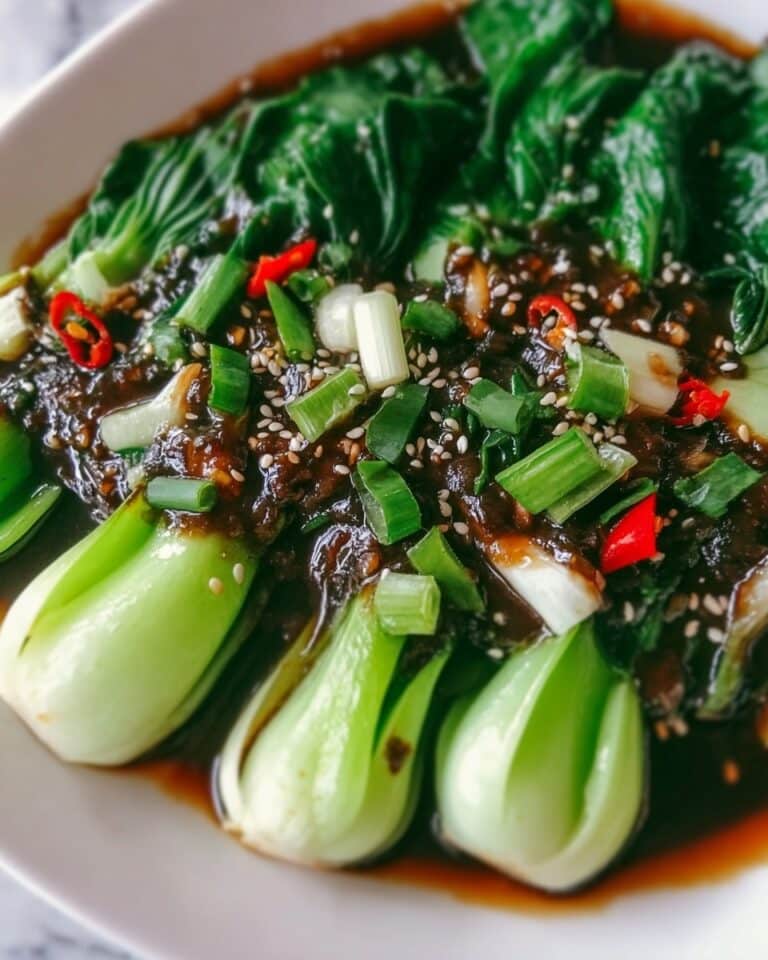 Bok Choy in Garlic Oyster Sauce Recipe