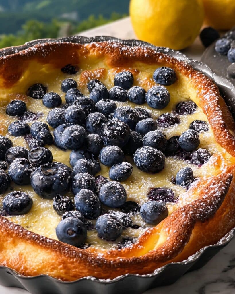 Blueberry Lemon Dutch Baby Recipe