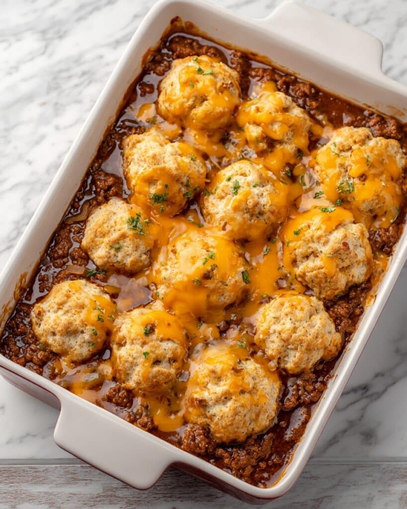 Sloppy Joe Bubble Up Casserole Recipe