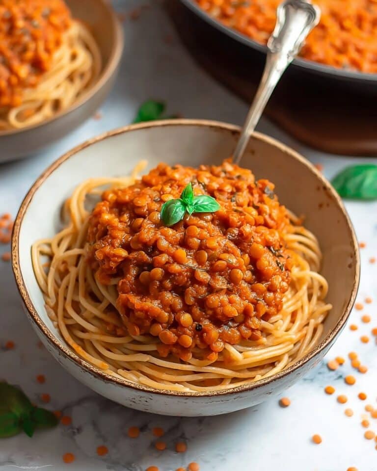 Red Lentil Pasta Sauce Recipe