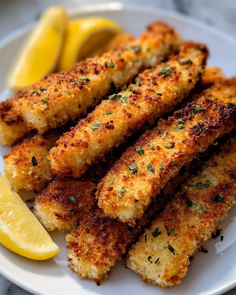 Lemon Garlic Parmesan Chicken Tenders Recipe