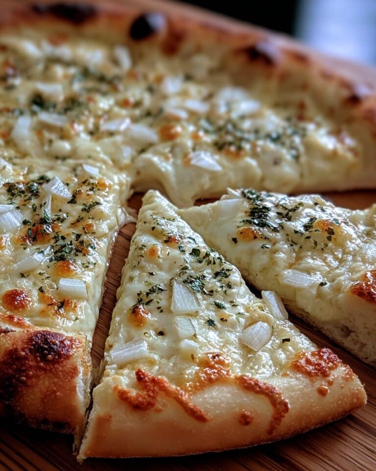 White Garlic Pizza Recipe