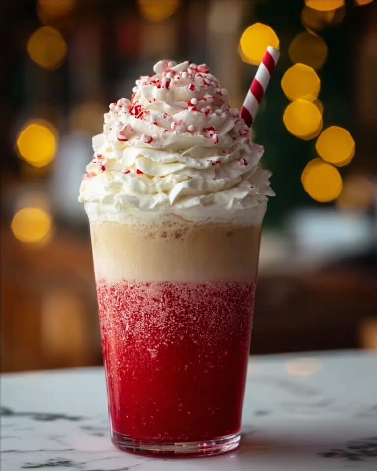 Santa Claus Peppermint Mocha Frappuccino Recipe