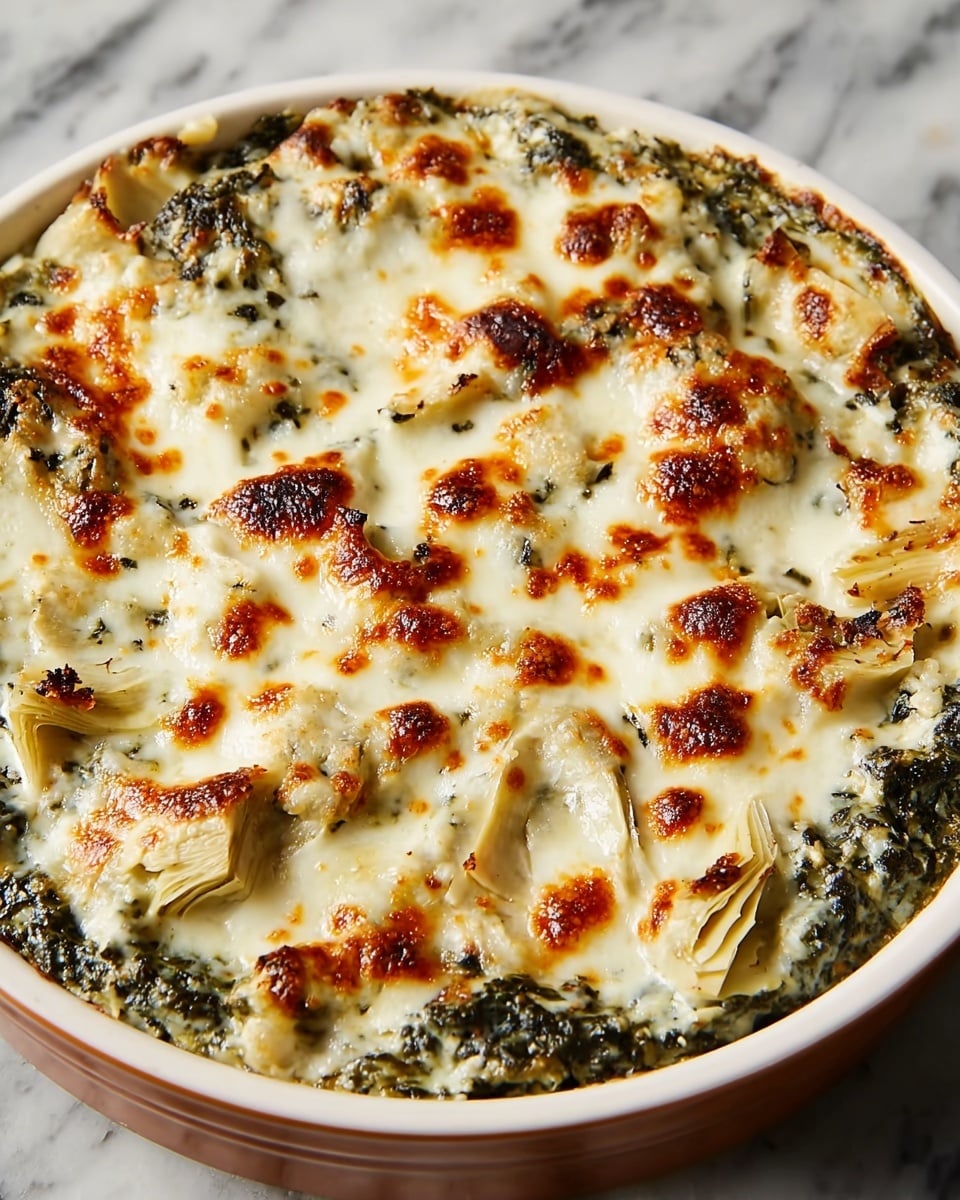 Spinach Artichoke Dip: A Creamy, Irresistible Party Favorite Recipe - Recipe Image
