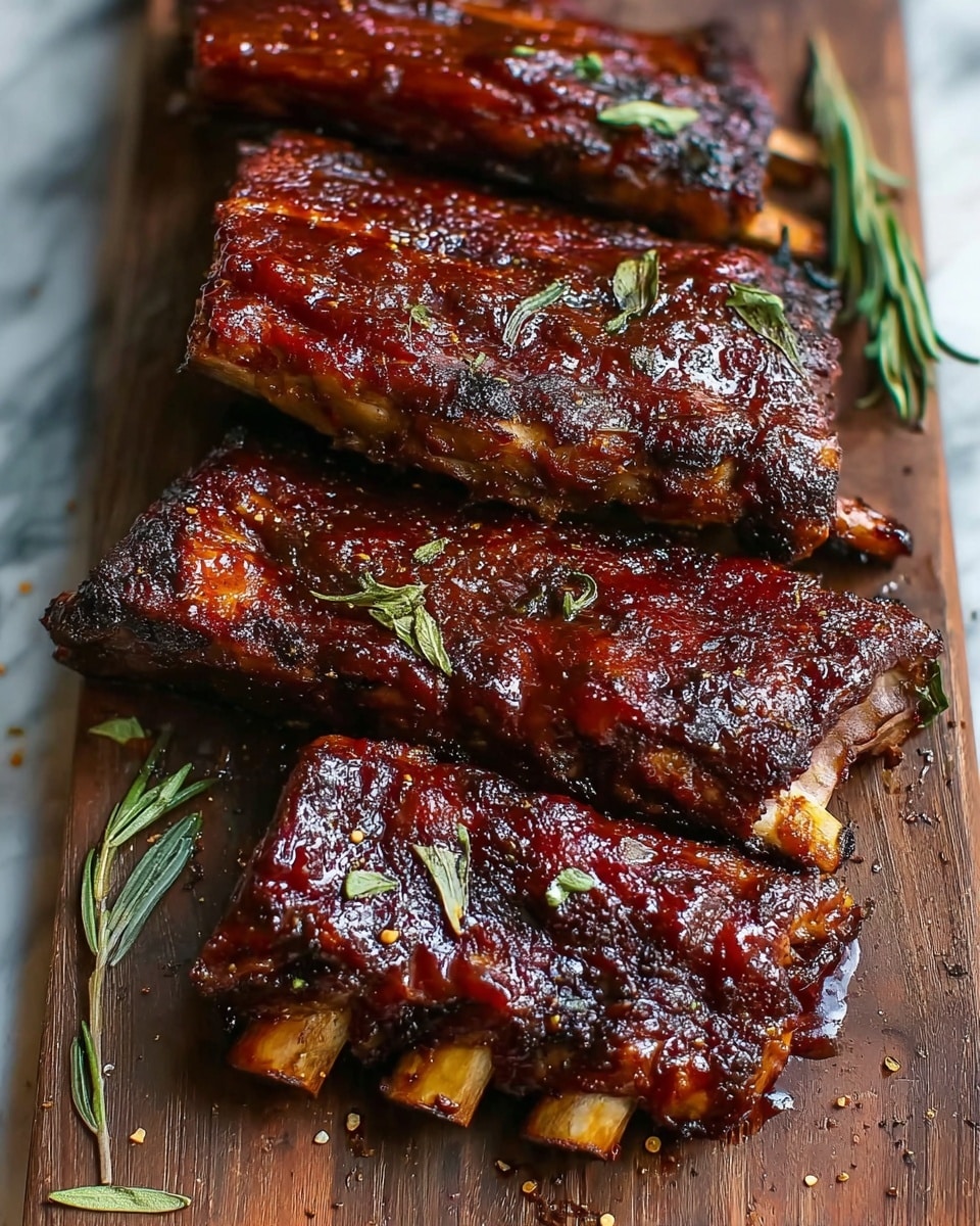 Flavorful Smoked Beef Ribs Recipe - Recipe Image