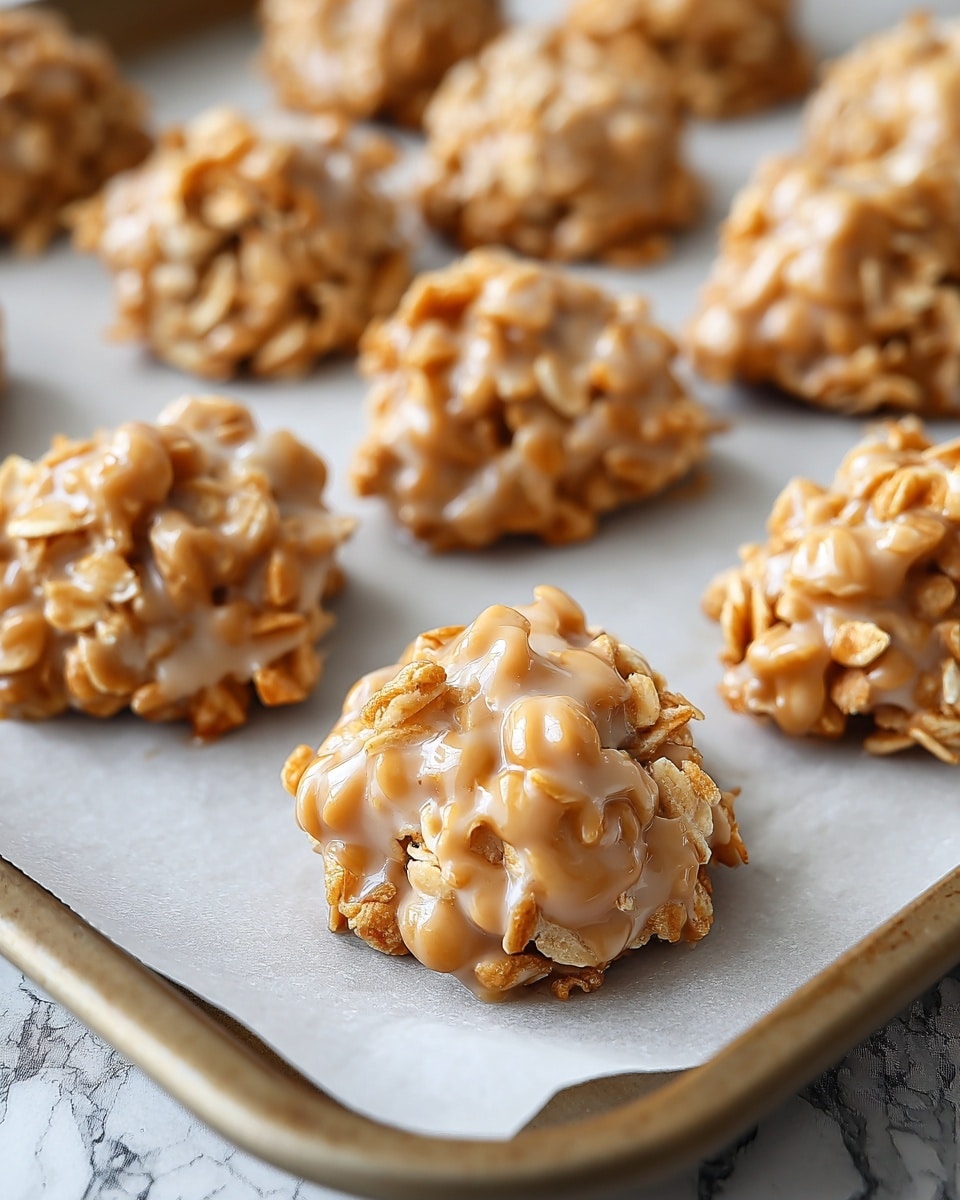 No-Bake Coconut Praline Cookies Recipe - Recipe Image