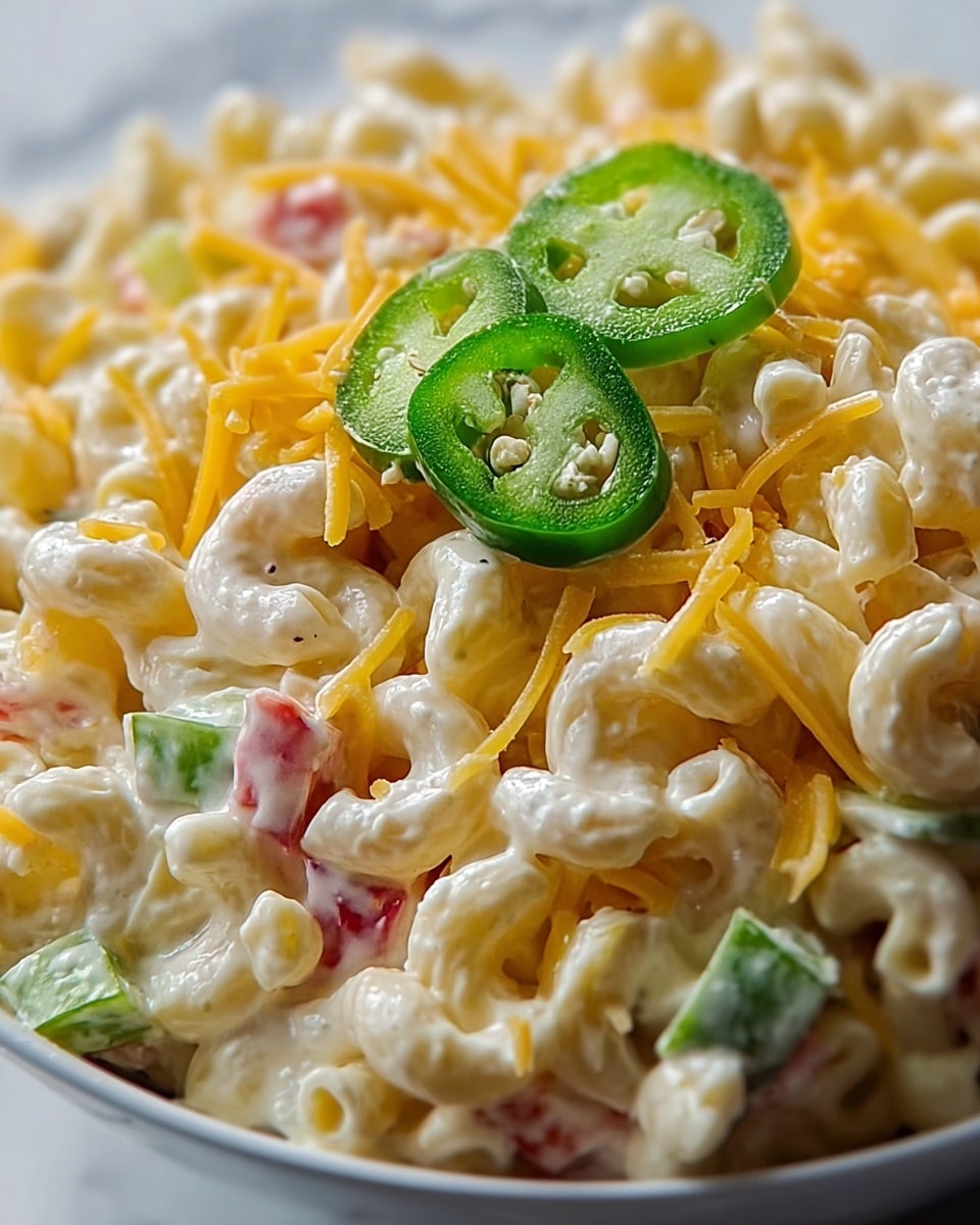 Jalapeño Popper Macaroni Salad Recipe - Recipe Image