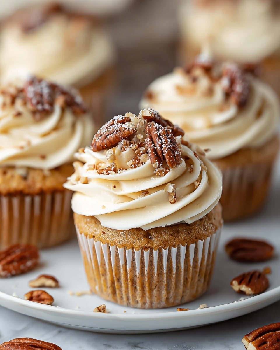 Pecan Pie Cupcakes Recipe - Recipe Image