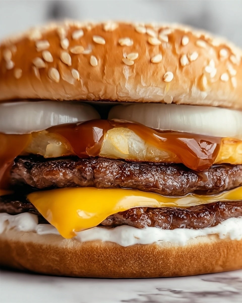 Garlic Double Steakburger Recipe - Recipe Image